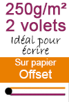 Imprimer en ligne des dépliant A3 plié en 2 volets (1 pli) A4 250g/m² papier Offset sur www.impression-ing.fr