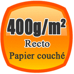 Imprimer des flyers A7 400g/m² rectosur www.impression-ing.fr