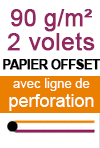 Imprimer en ligne des dépliants A4 fermé horizontal 1pli 90g/m² papier Offset avec ligne de perforation sur www.impression-ing.fr