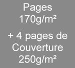 Brochure A5 - 28 pages 170g/m² + 4 pages de couverture 250g/m²