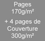 Brochure A4 - 16 pages 170g/m² + 4 pages de couverture 300g/m²