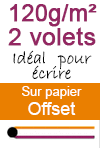 Imprimer en ligne des dépliants A4 fermé horizontal 1pli 120g/m² papier Offset sur www.impression-ing.fr