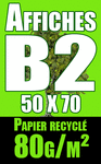 affcihe B2 50x70 recyclé