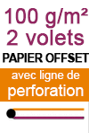 Imprimer en ligne des dépliants A4 fermé horizontal 1pli 100g/m² papier Offset avec ligne de perforation sur www.impression-ing.fr