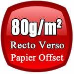 print flyers a5 80g/m² papier offset imprimer des prospectus A5