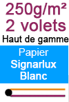 Imprimer en ligne des dépliant A3 plié en 2 volets (1 pli) A4 250g/m² papier Signalux Blanc sur www.impression-ing.fr