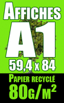 Affiche A1 sur papier recyclé