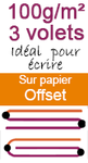 imprimer des dépliants A4 - 3 volets papier 100g/m² offset sur www.impression-ing.fr