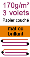 Imprimer des dépliants en 3 volets A5 en 170g/m² couché brillant ou mat sur www.impression-ing.fr