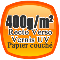 flyer s10x10 400g  vernis UV