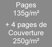 Brochure A4 - 36 pages 135g/m² + 4 pages de couverture en 250g/m²