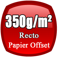 flyers A4 350g/m² impression recto sur papier offset