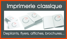 imprimerie classique commander des flyers, affiches, dépliants