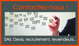 contactez nous par mail, nos formulaires en ligne