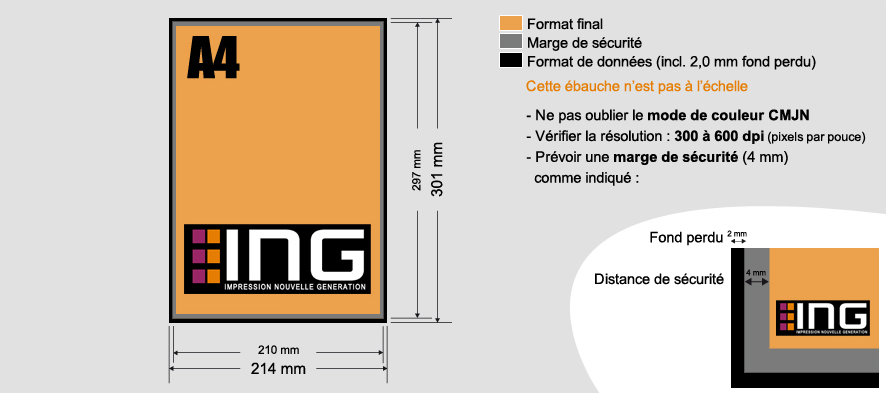 Carnet autocopiant A4 - (21x29.7cm) 