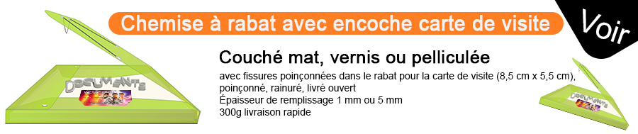 imprimer des chemises a rabat avec des encoches de cartes de visite http://www.flyers.entreprise-com.fr/page/25429